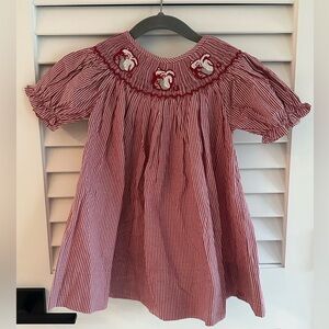 Mississippi State Smocked Bishop Dress